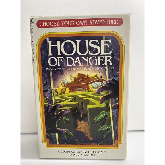 Z-Man Games Other - House of Danger Board Adventure Game Choose Your Own Adventure